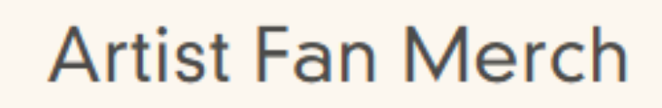 Artist Fan Merch